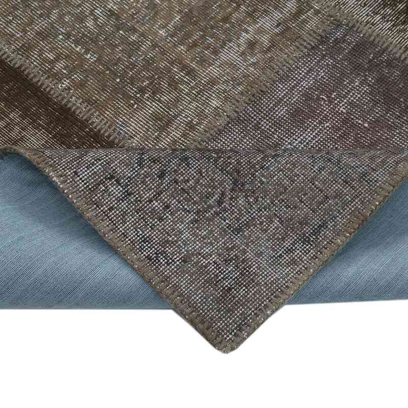 Alfombra De Retazos Turca Sobre-teñida - 238 cm x 304 cm - K0050004
