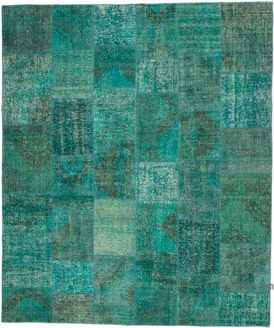 Boyalı Patchwork Halı - 251 cm x 300 cm