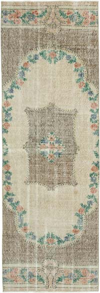Vintage Turkish Runner Rug - 3'  x 8' 10" (36" x 106")