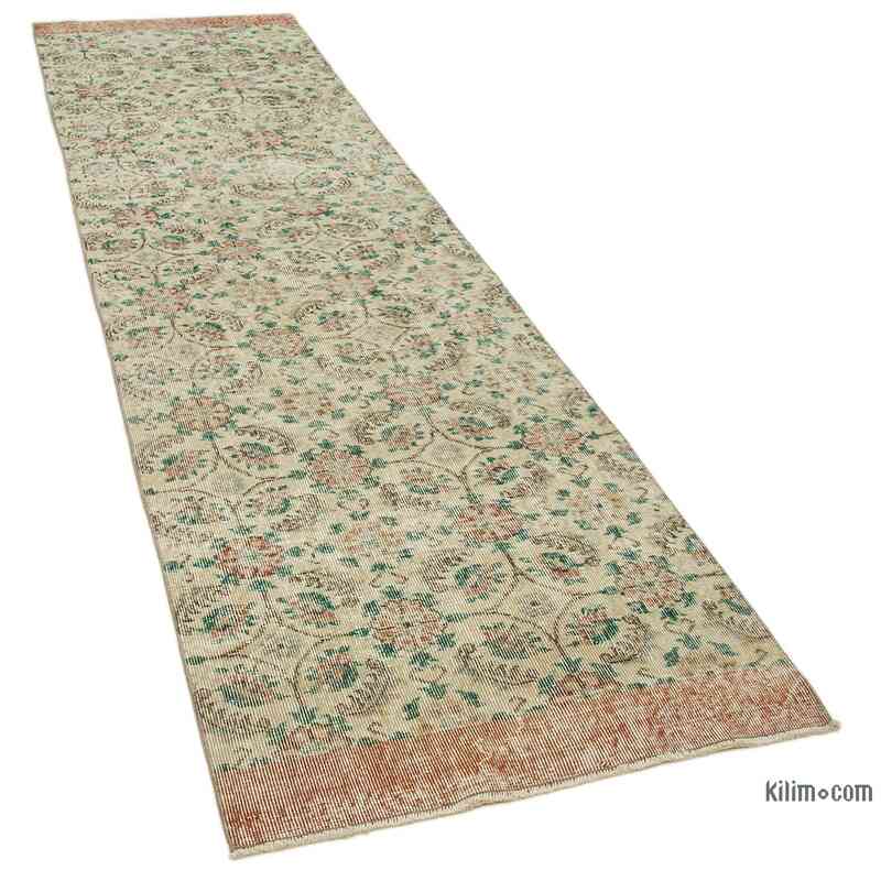 Vintage Turkish Runner Rug - 3'  x 10' 5" (36" x 125") - K0050126