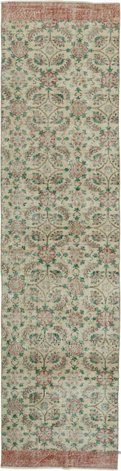 Vintage Turkish Runner Rug - 2' 8" x 10' 5" (32" x 125")