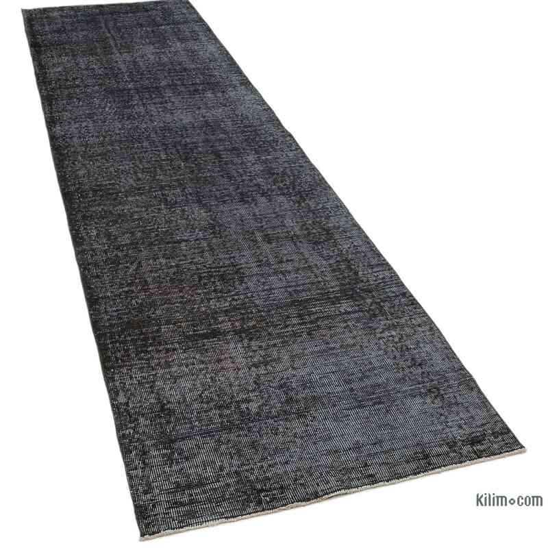 Over-dyed Turkish Vintage Runner Rug - 3' 1" x 10' 8" (37" x 128") - K0050166