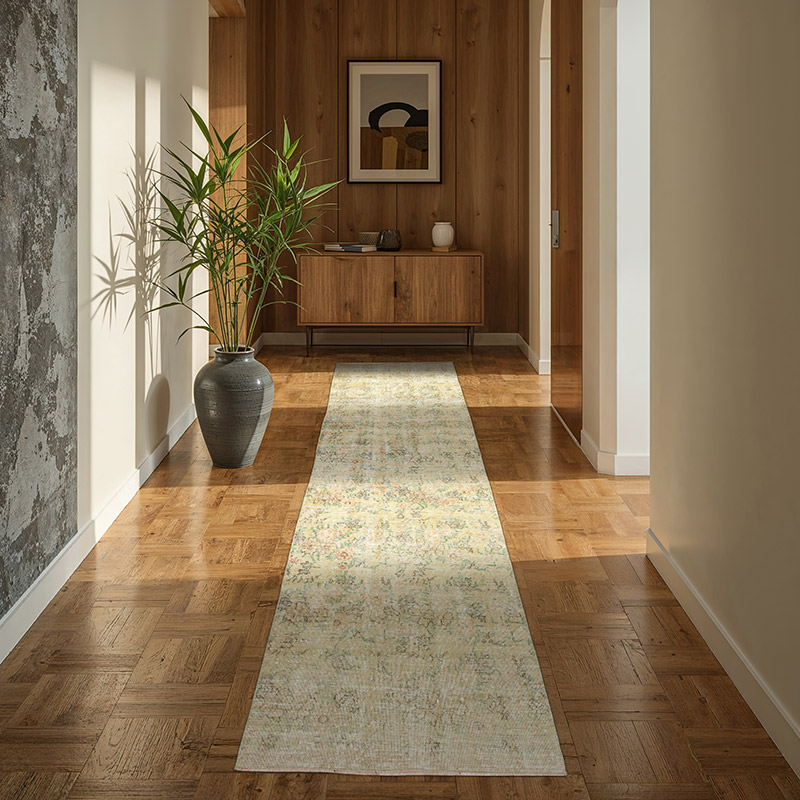 Alfombra Turca Vintage De Pasillo - 91 cm x 297 cm - K0050205