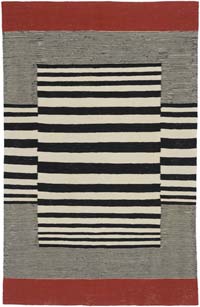 New Handwoven Turkish Kilim Rug - 4'  x 6' 3" (48" x 75")
