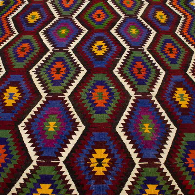 Multicolor Vintage Antalya Kilim Rug - 5' 5" x 8' 4" (65" x 100") - K0050319