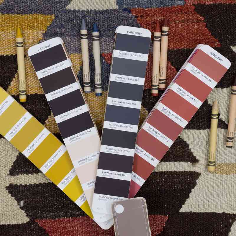 Multicolor Corredor Nueva Alfombra Turca Kilim - 136 cm x 587 cm - K0050327