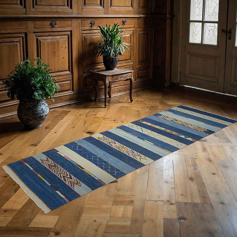 Yeni Kök Boya El Dokuma Yolluk Kilim - K0050373