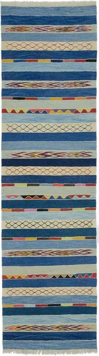 New Handwoven Turkish Kilim Runner