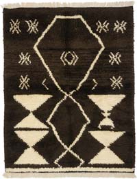 Brown New Turkish Tulu Rug