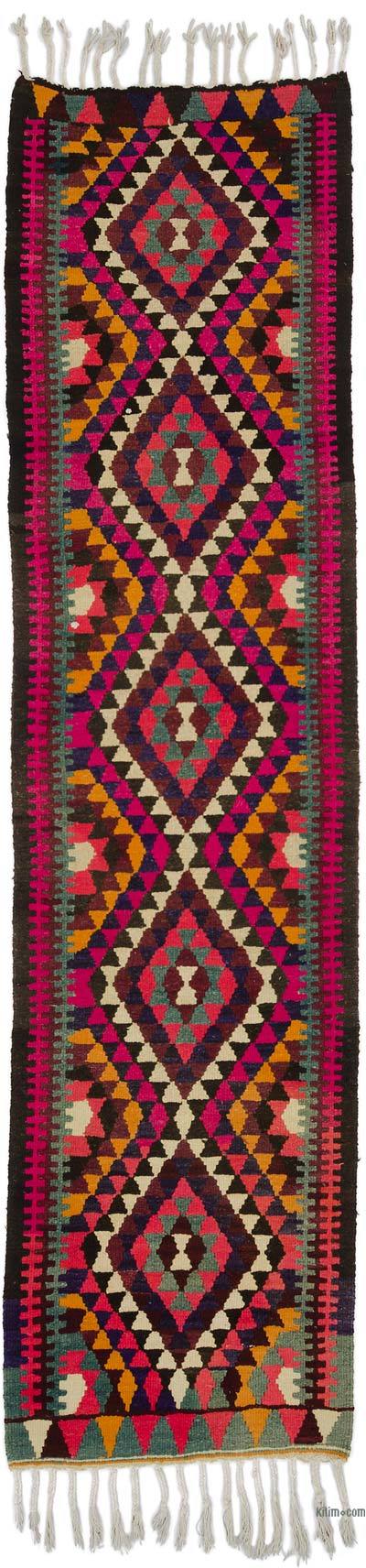 Çok Renkli Anadolu Yolluk Kilim - 85 cm x 335 cm