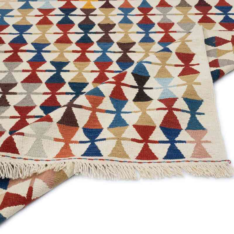 Çok Renkli Yeni Kök Boya El Dokuma Kilim - 120 cm x 186 cm - K0050410