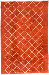 Alfombra "Tulu" de estilo marroquí anudada a mano - 229 cm x 349 cm