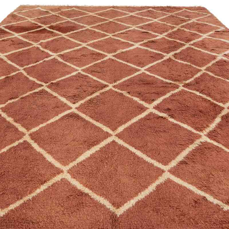 New Moroccan Style Hand-Knotted Tulu Rug - 8' 5" x 12' 1" (101" x 145") - K0050453
