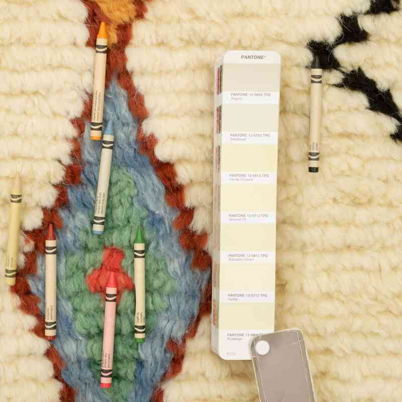 Alfombra "Tulu" de estilo marroquí anudada a mano - 99 cm x 240 cm - K0050455