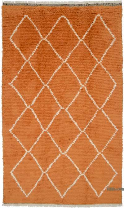 Moroccan Style Hand-Knotted Tulu Rug - 6' 3" x 10' 5" (75 in. x 125 in.)