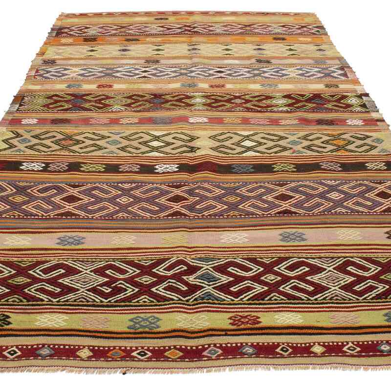 Vintage Manisa Kilim Rug - 5' 1" x 9'  (61" x 108") - K0050511