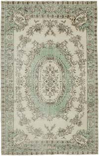 Alfombra Vintage Turca Anudada a Mano - 177 cm x 280 cm