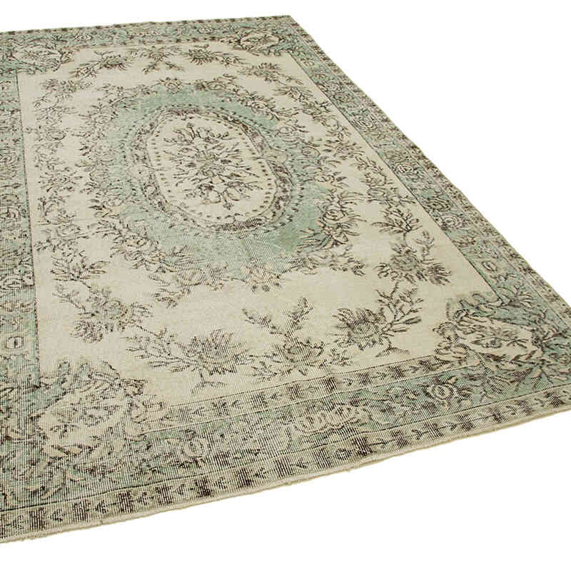 Alfombra Vintage Turca Anudada a Mano - 177 cm x 280 cm - K0050559