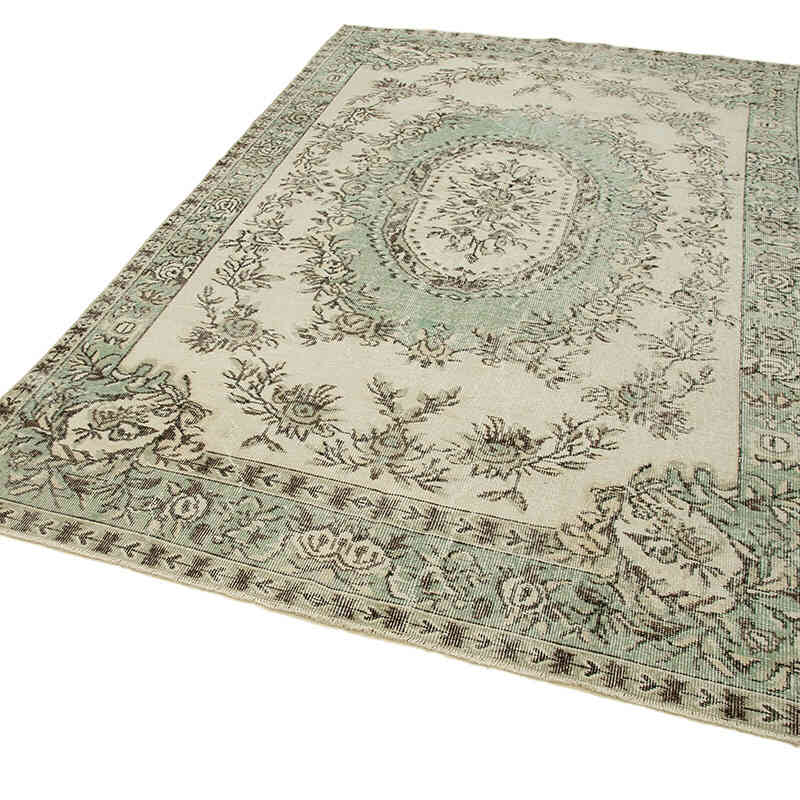 Alfombra Vintage Turca Anudada a Mano - 177 cm x 280 cm - K0050559