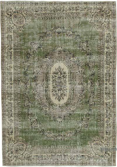 Vintage Turkish Hand-Knotted Rug - 7'  x 9' 10" (84 in. x 118 in.)