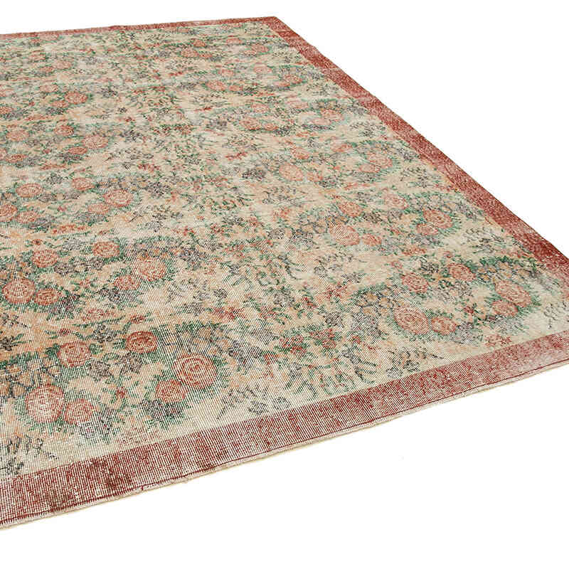 Vintage Turkish Hand-Knotted Rug - 6' 10" x 9' 11" (82" x 119") - K0050572