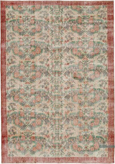 Alfombra Vintage Turca Anudada a Mano - 208 cm x 301 cm