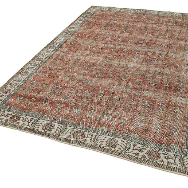 Vintage Turkish Hand-Knotted Rug - 6' 6" x 10' 2" (78 in. x 122 in.) - K0050573