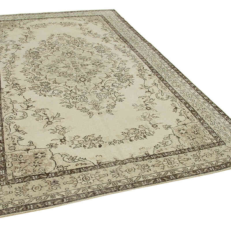 Alfombra Vintage Turca Anudada a Mano - 191 cm x 309 cm - K0050579
