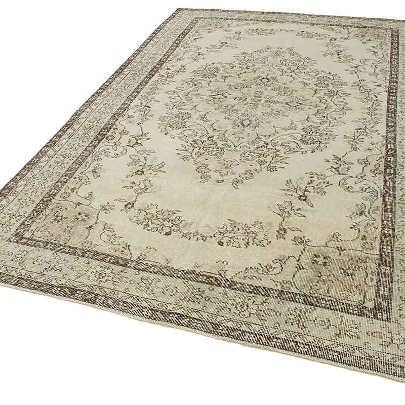 Alfombra Vintage Turca Anudada a Mano - 191 cm x 309 cm - K0050579