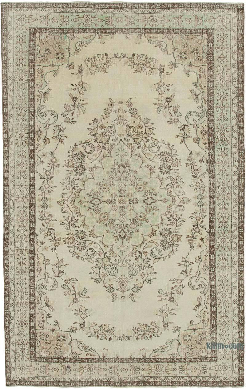 Alfombra Vintage Turca Anudada a Mano - 191 cm x 309 cm - K0050579