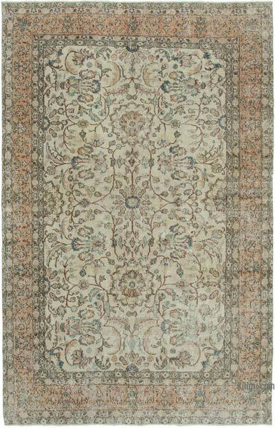 Vintage El Dokuma Anadolu Halısı - 200 cm x 309 cm