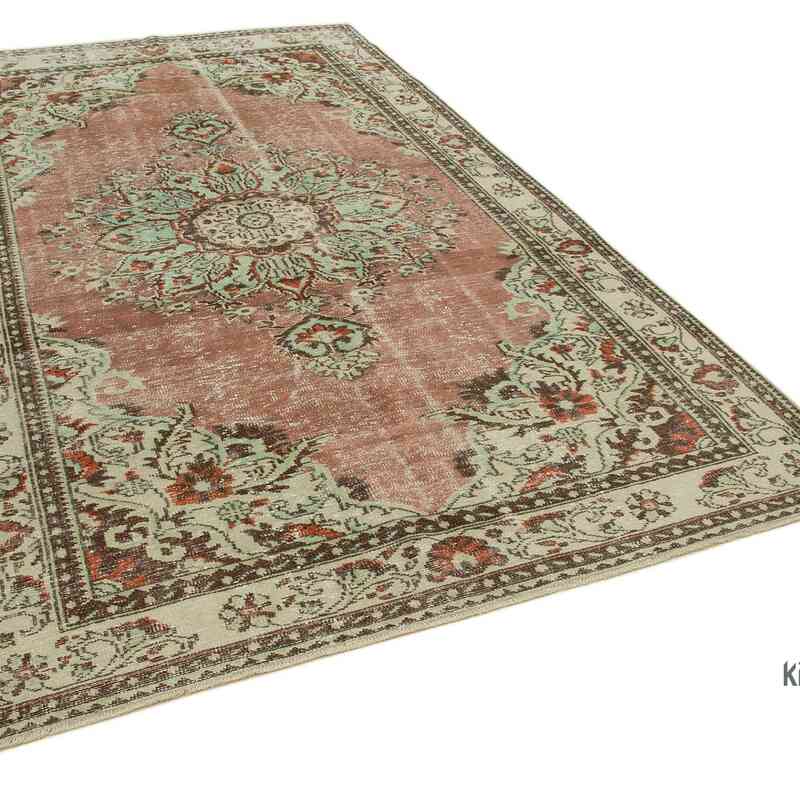 Vintage Turkish Hand-Knotted Rug - 6' 2" x 10' 8" (74 in. x 128 in.) - K0050617