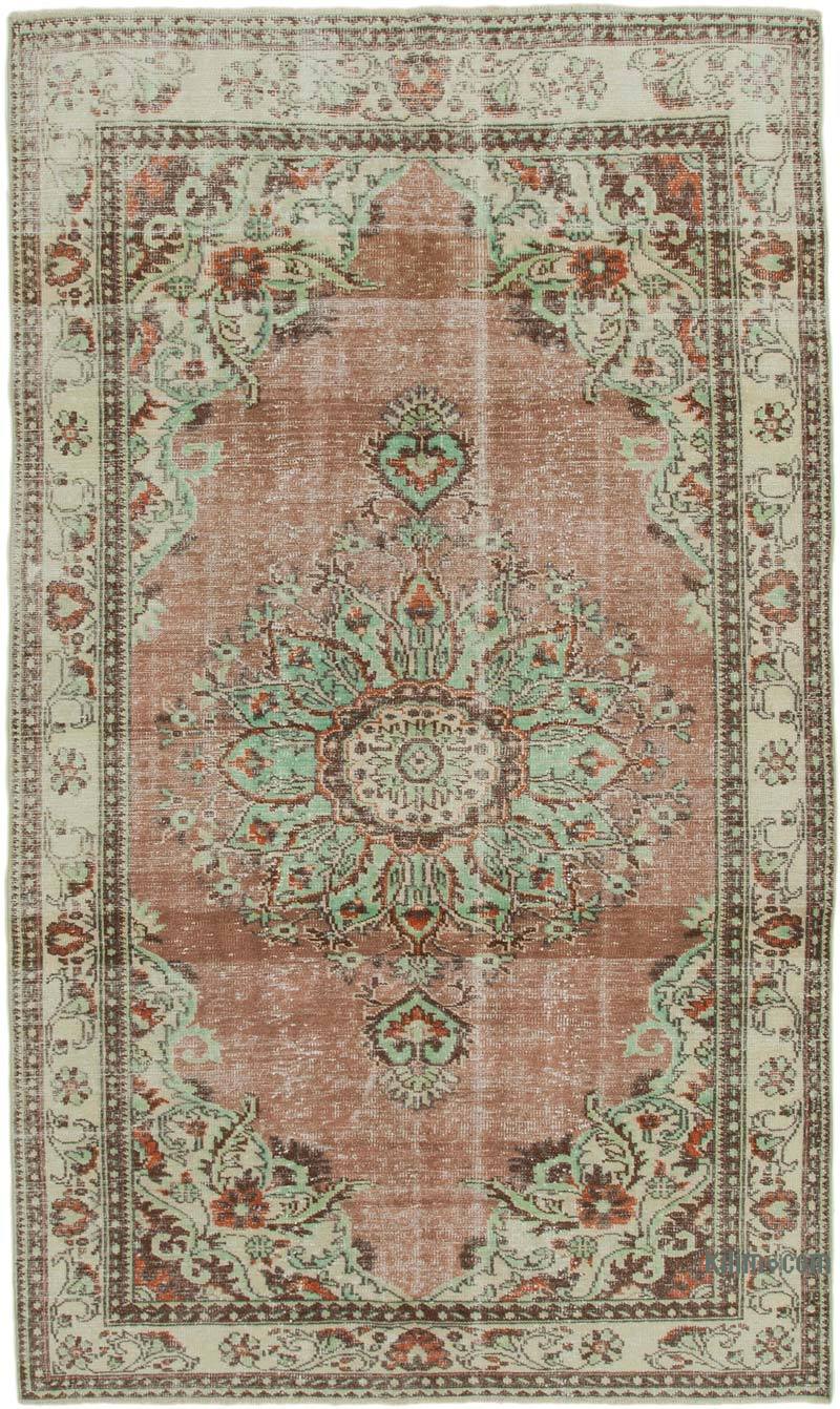 Vintage Turkish Hand-Knotted Rug - 6' 2" x 10' 8" (74 in. x 128 in.) - K0050617