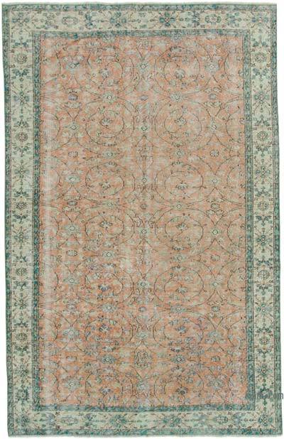 Vintage Turkish Hand-Knotted Rug - 5' 5" x 8' 6" (65 in. x 102 in.)