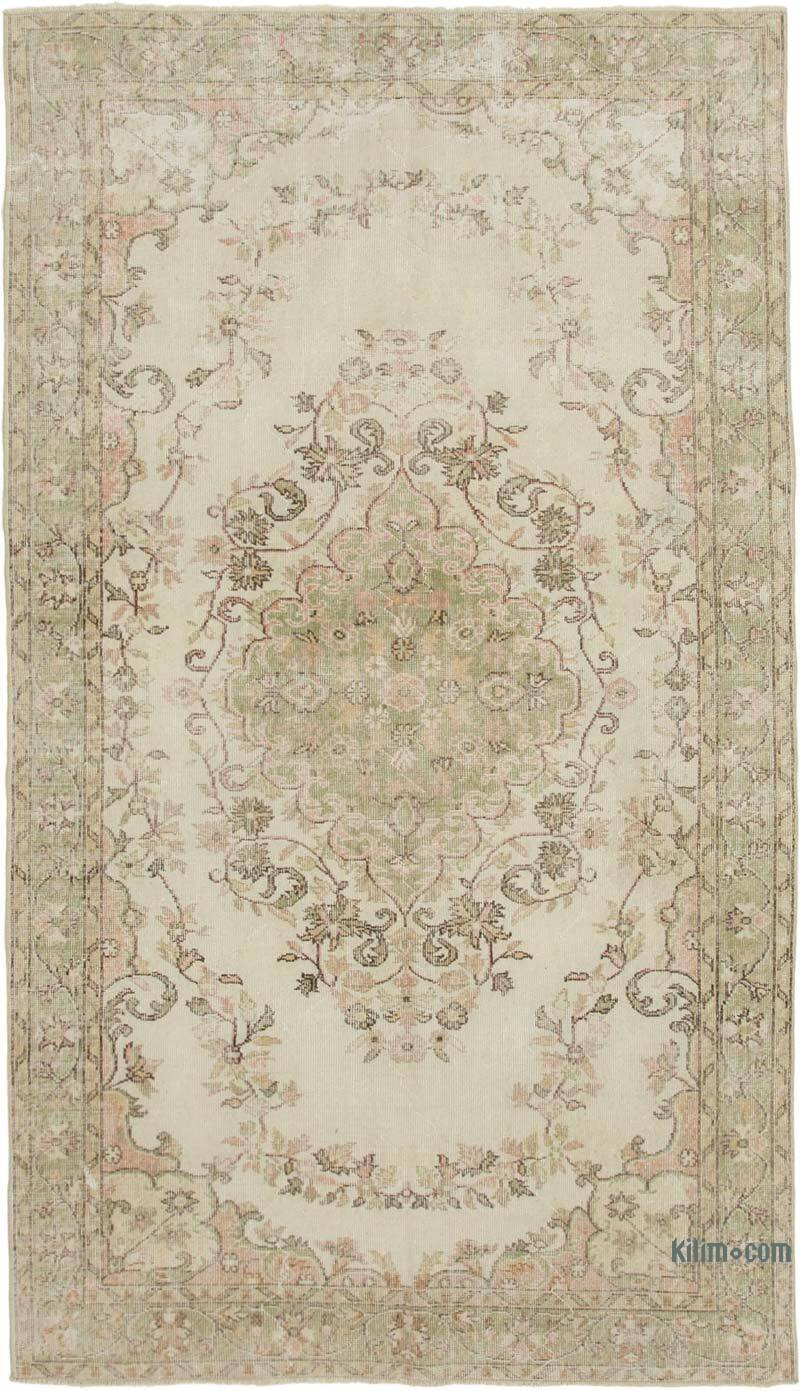 Alfombra Vintage Turca Anudada a Mano - 170 cm x 295 cm - K0050646