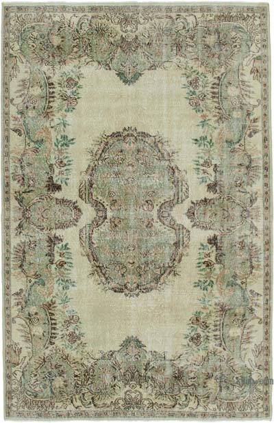 Vintage Turkish Hand-Knotted Rug - 6'  x 9' 2" (72 in. x 110 in.)