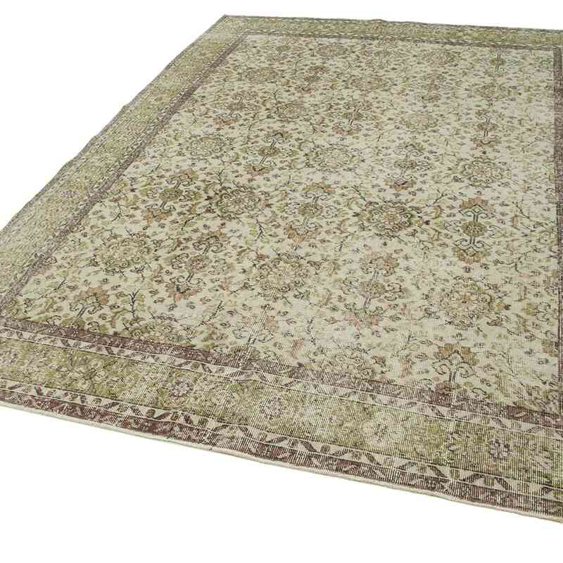 Vintage Turkish Hand-Knotted Rug - 6' 9" x 9' 10" (81 in. x 118 in.) - K0050661