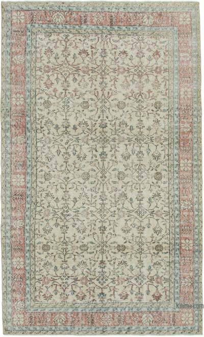 Vintage Turkish Hand-Knotted Rug - 6' 2" x 10' 4" (74 in. x 124 in.)