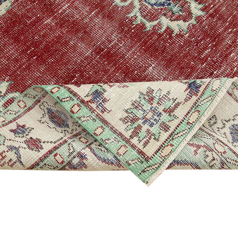 Alfombra Vintage Turca Anudada a Mano - 190 cm x 291 cm - K0050675