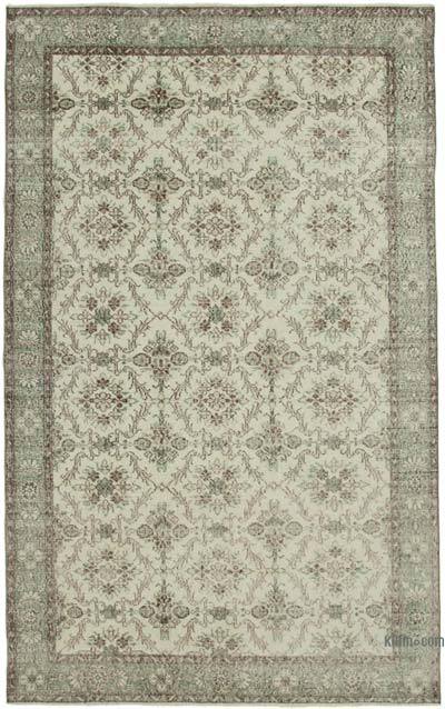 Vintage Turkish Hand-Knotted Rug - 6'  x 9' 7" (72 in. x 115 in.)