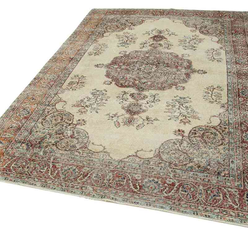 Vintage Turkish Hand-Knotted Rug - 6' 3" x 9' 7" (75 in. x 115 in.) - K0050705