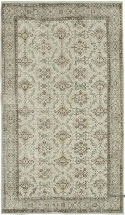 Vintage Turkish Hand-Knotted Rug - 5' 8" x 9' 9" (68 in. x 117 in.)