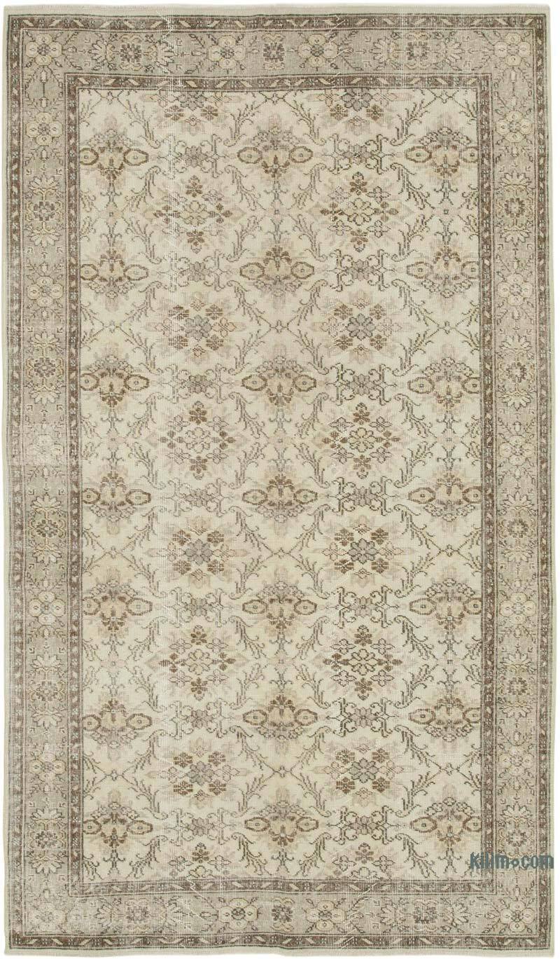 Alfombra Vintage Turca Anudada a Mano - 172 cm x 296 cm - K0050717
