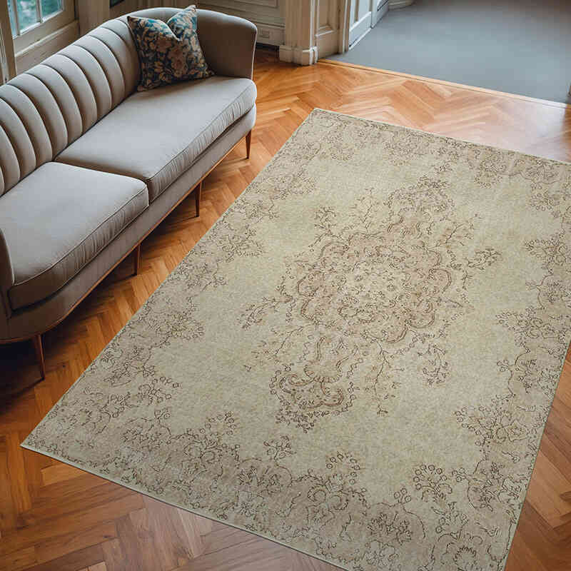 El Dokuma Vintage Halı - 208 cm x 300 cm - K0050720