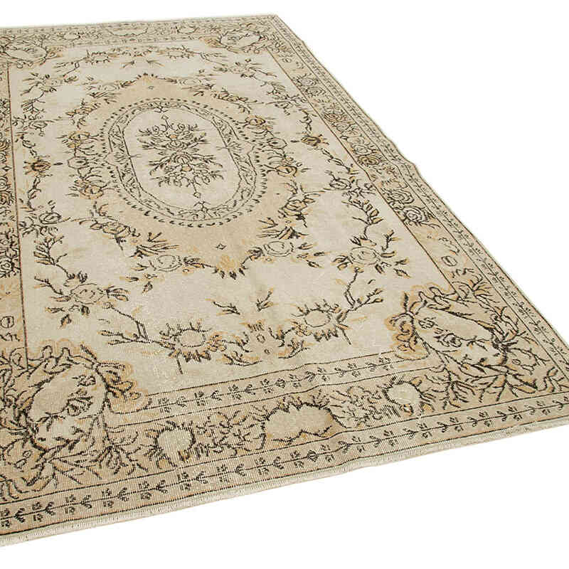 Alfombra Vintage Turca Anudada a Mano - 160 cm x 271 cm - K0050742