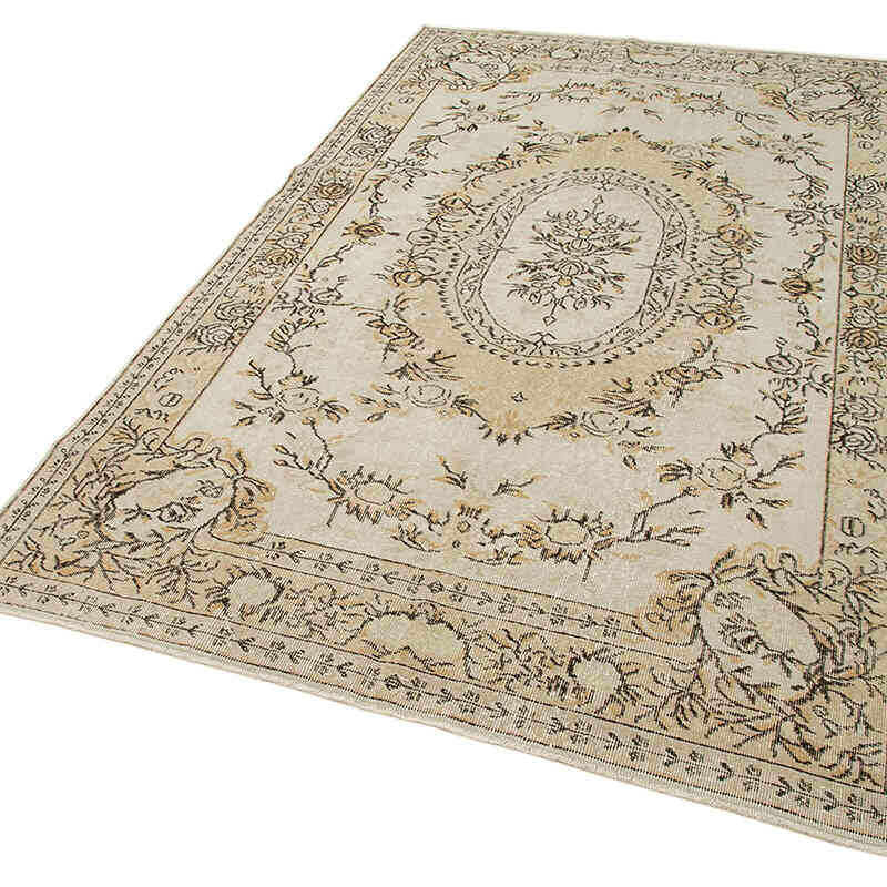 Alfombra Vintage Turca Anudada a Mano - 160 cm x 271 cm - K0050742