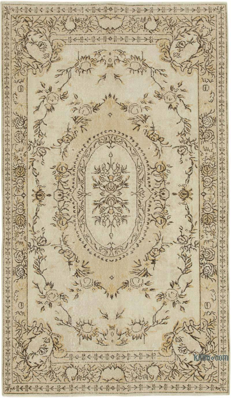 Alfombra Vintage Turca Anudada a Mano - 160 cm x 271 cm - K0050742
