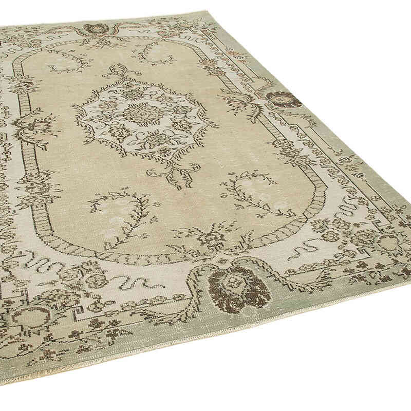 Alfombra Vintage Turca Anudada a Mano - 194 cm x 295 cm - K0050751