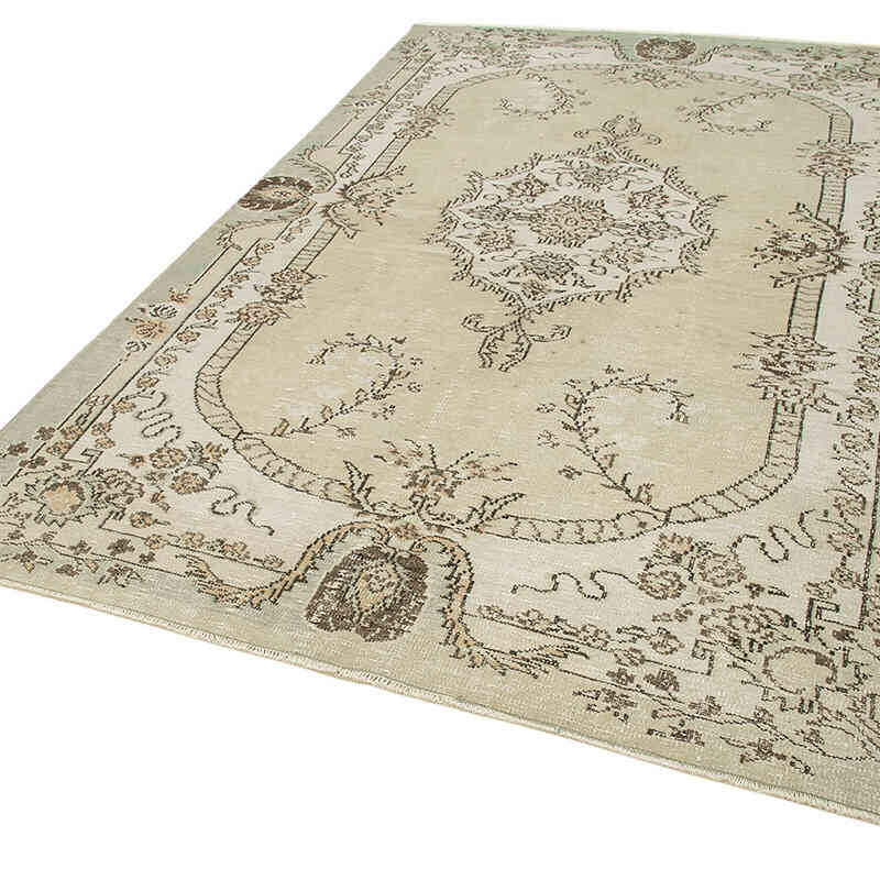 Alfombra Vintage Turca Anudada a Mano - 194 cm x 295 cm - K0050751