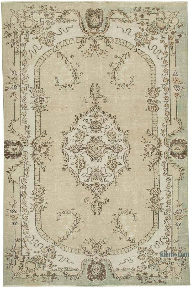 Alfombra Vintage Turca Anudada a Mano - 194 cm x 295 cm - K0050751